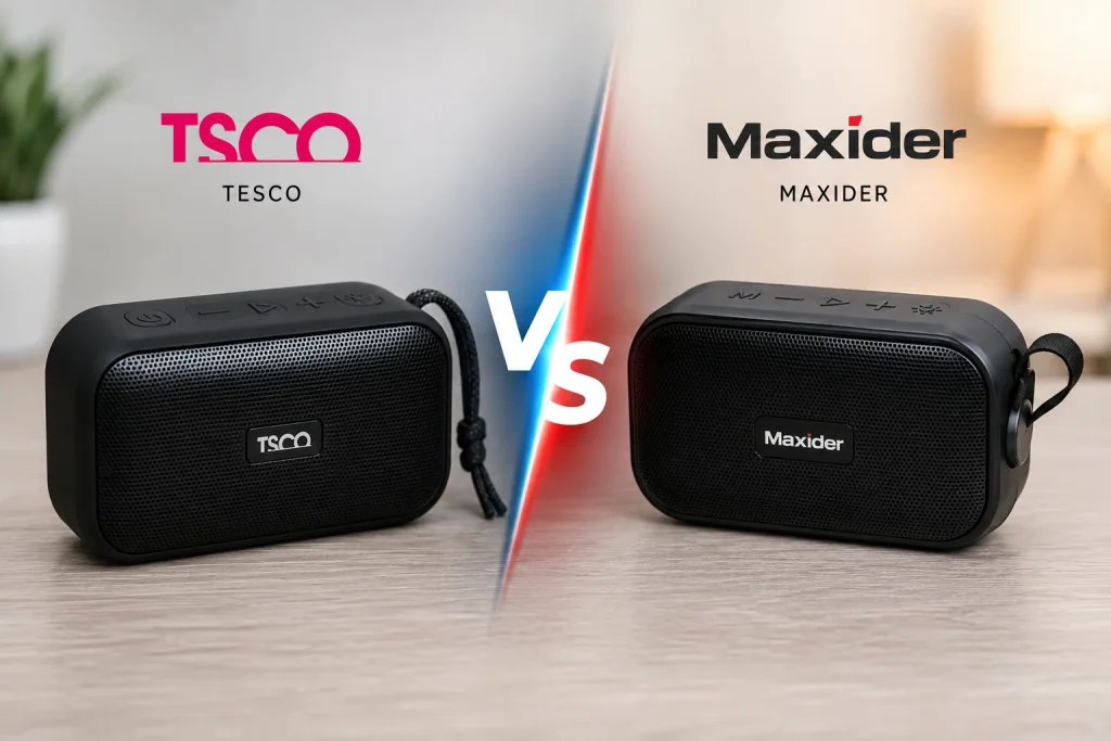مقایسه بین اسپیکرهای تسکو (Tesco) و مکسیدر (Maxider)