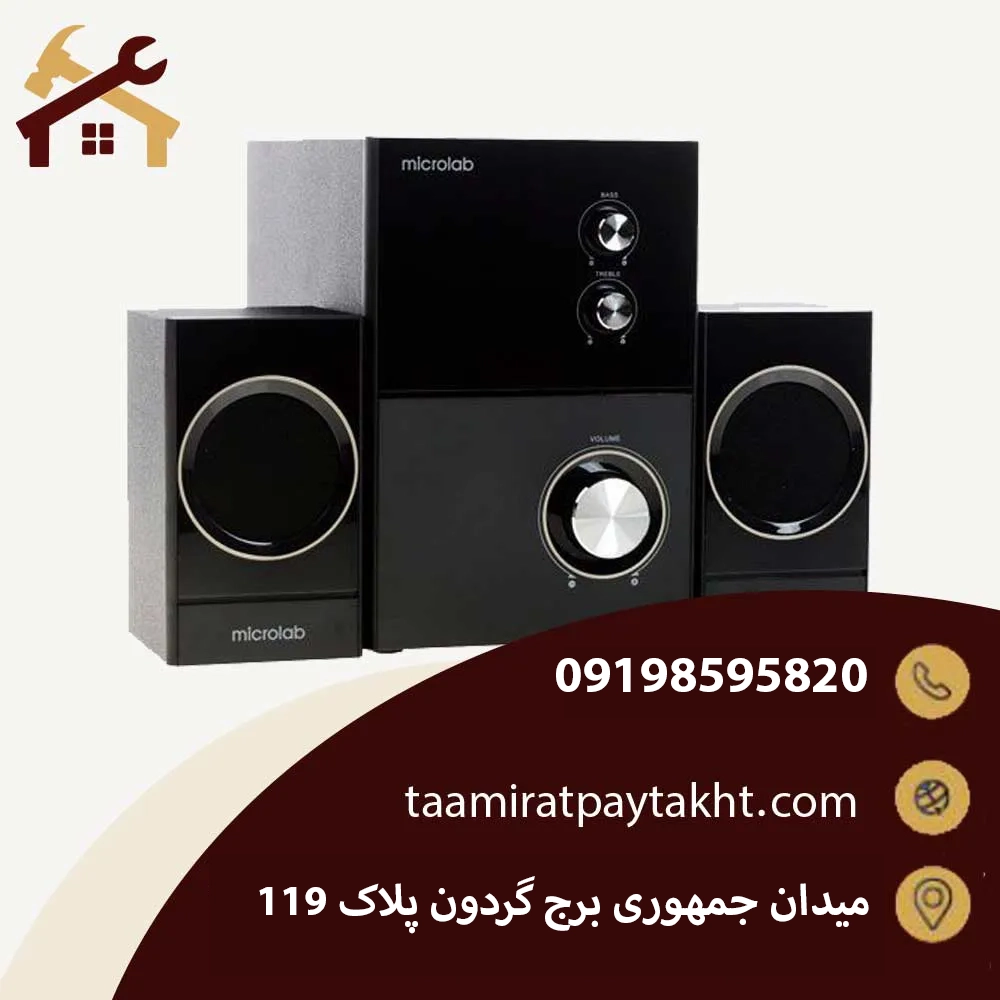 قیمت رفع مشکلات اسپیکر میکرولب